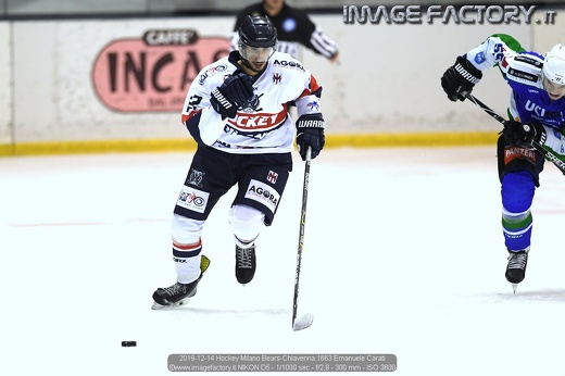 2019-12-14 Hockey Milano Bears-Chiavenna 1663 Emanuele Carati